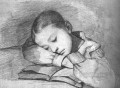 Portrait of Juliette Courbet as a Sleeping Child WBM Realist Realism painter Gustave Courbet